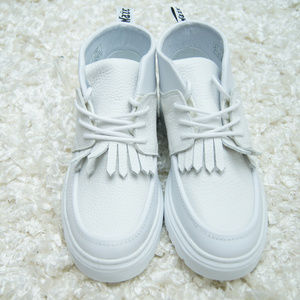 Dr Martens Air Wair Womens White Leather With Tass